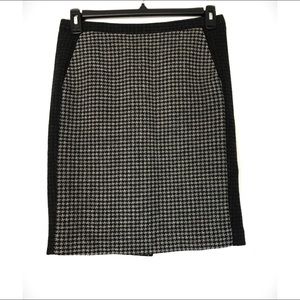 J. Crew Factory Wool The Pencil Skirt Colorblock